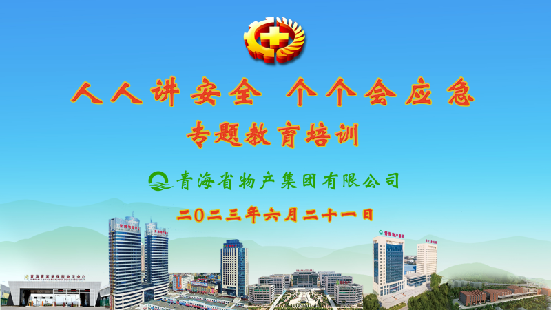 提高安全管理水平 落實(shí)全員安全責(zé)任&mdash;&mdash;集團(tuán)安委會(huì)舉辦2023年&ldquo;人人講安全，個(gè)個(gè)會(huì)應(yīng)急&rdquo;專題教育培訓(xùn)