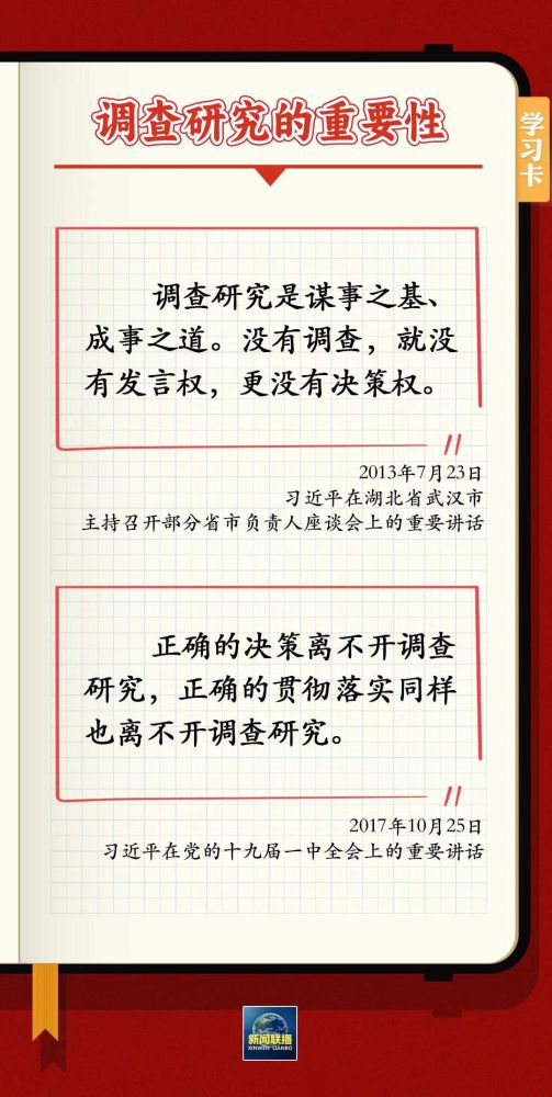 學習卡丨如何深入調(diào)查研究？跟總書記學習&ldquo;五字訣&rdquo;